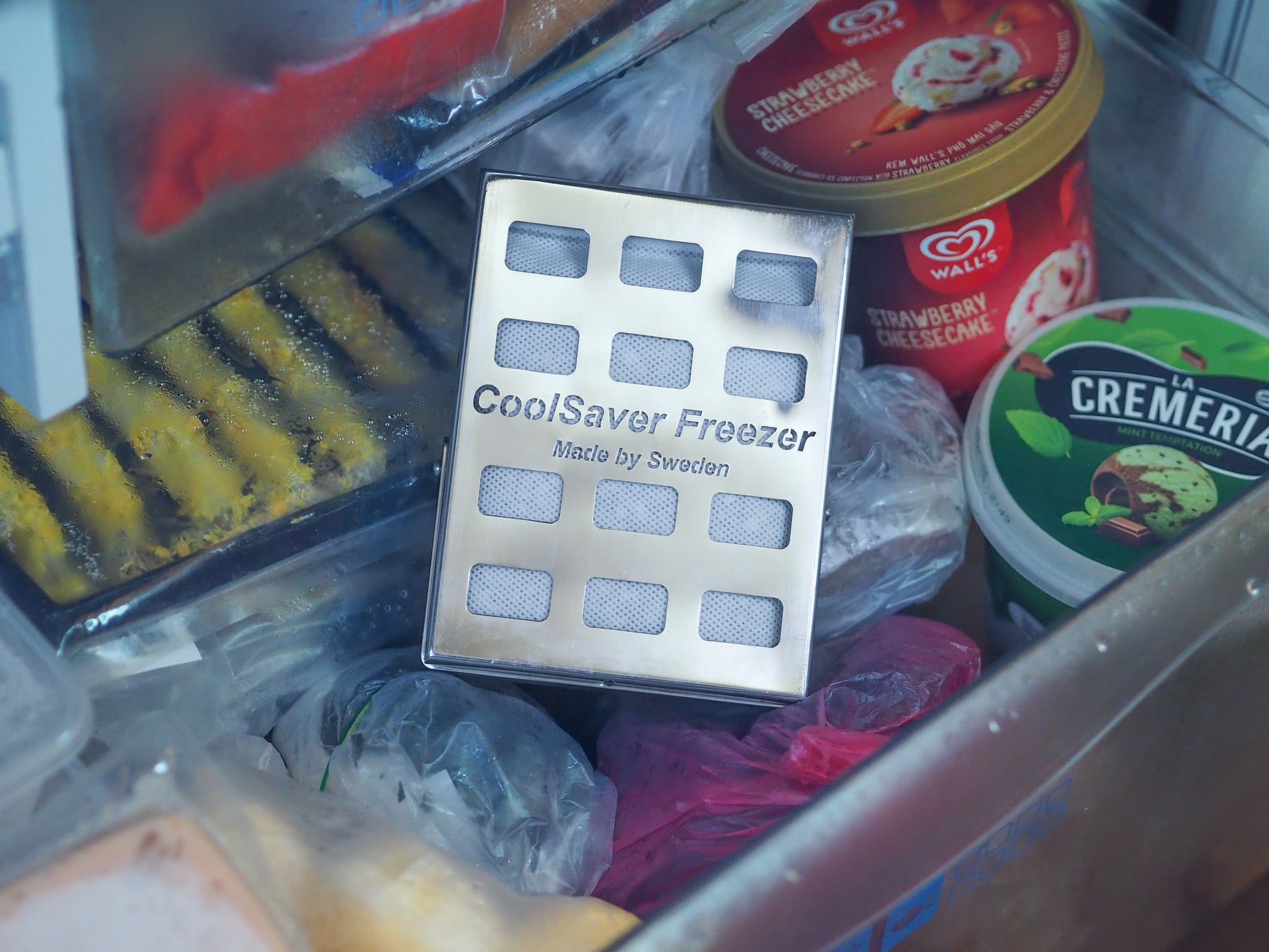 CoolSaver freezer Steel- Energy & Ice Reducer